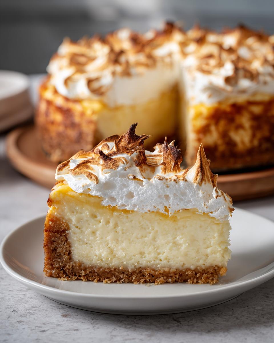 Lemon Meringue Cheesecake - detail 3