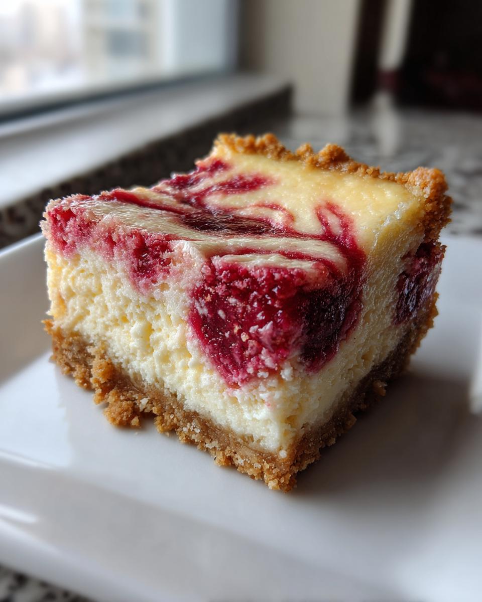 Lemon Raspberry Cheesecake Bars - detail 3