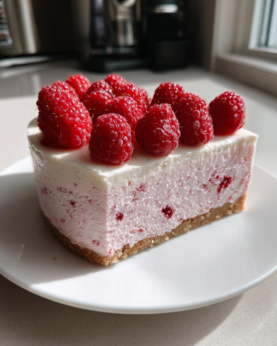 Luxurious Pink Velvet Raspberry Cheesecake - detail 1