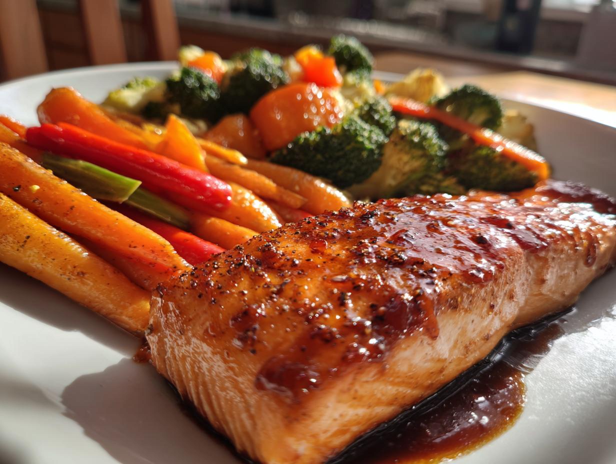 30-Minute Maple Glazed Salmon That Melts in Your Mouth
