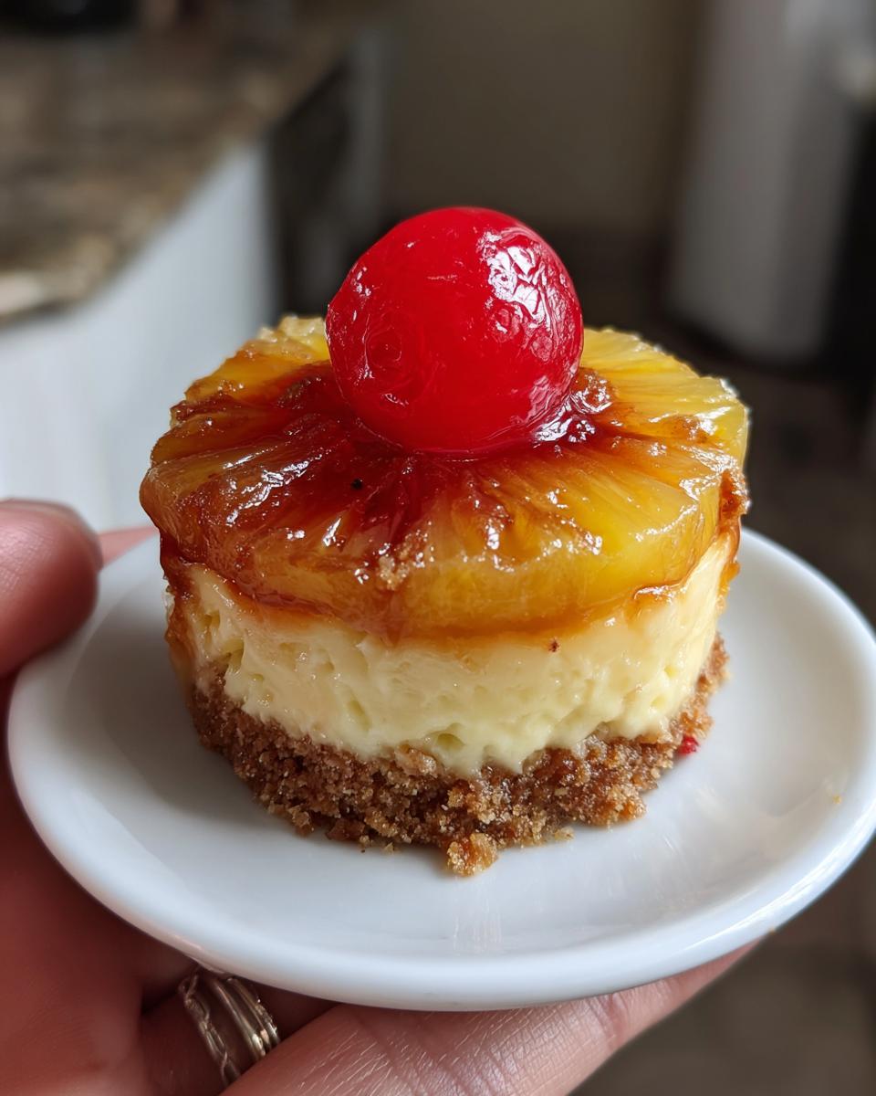 Mini Pineapple Upside-Down Cheesecakes - detail 1