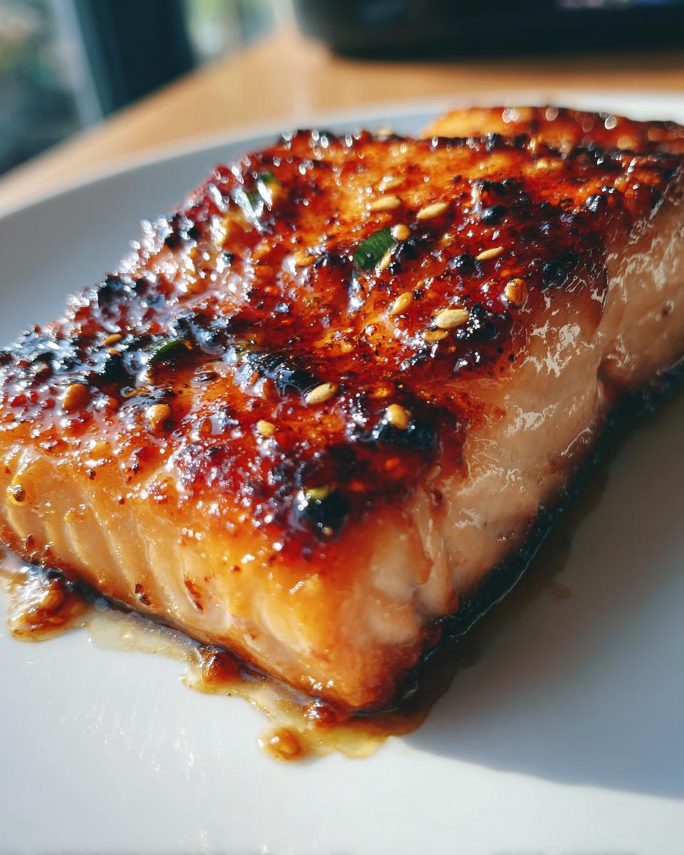 Miso Glazed Salmon - detail 1