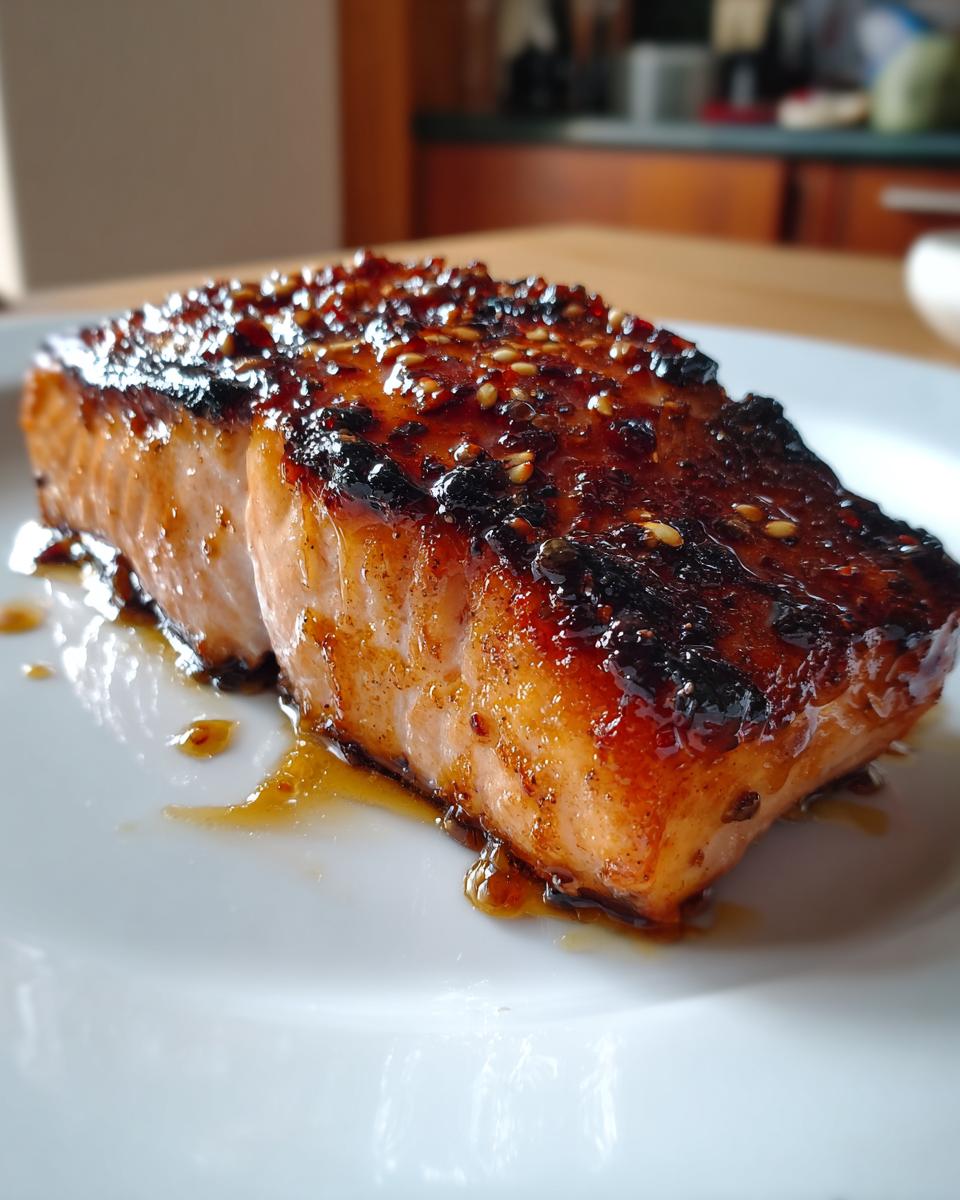 Miso Glazed Salmon - detail 2