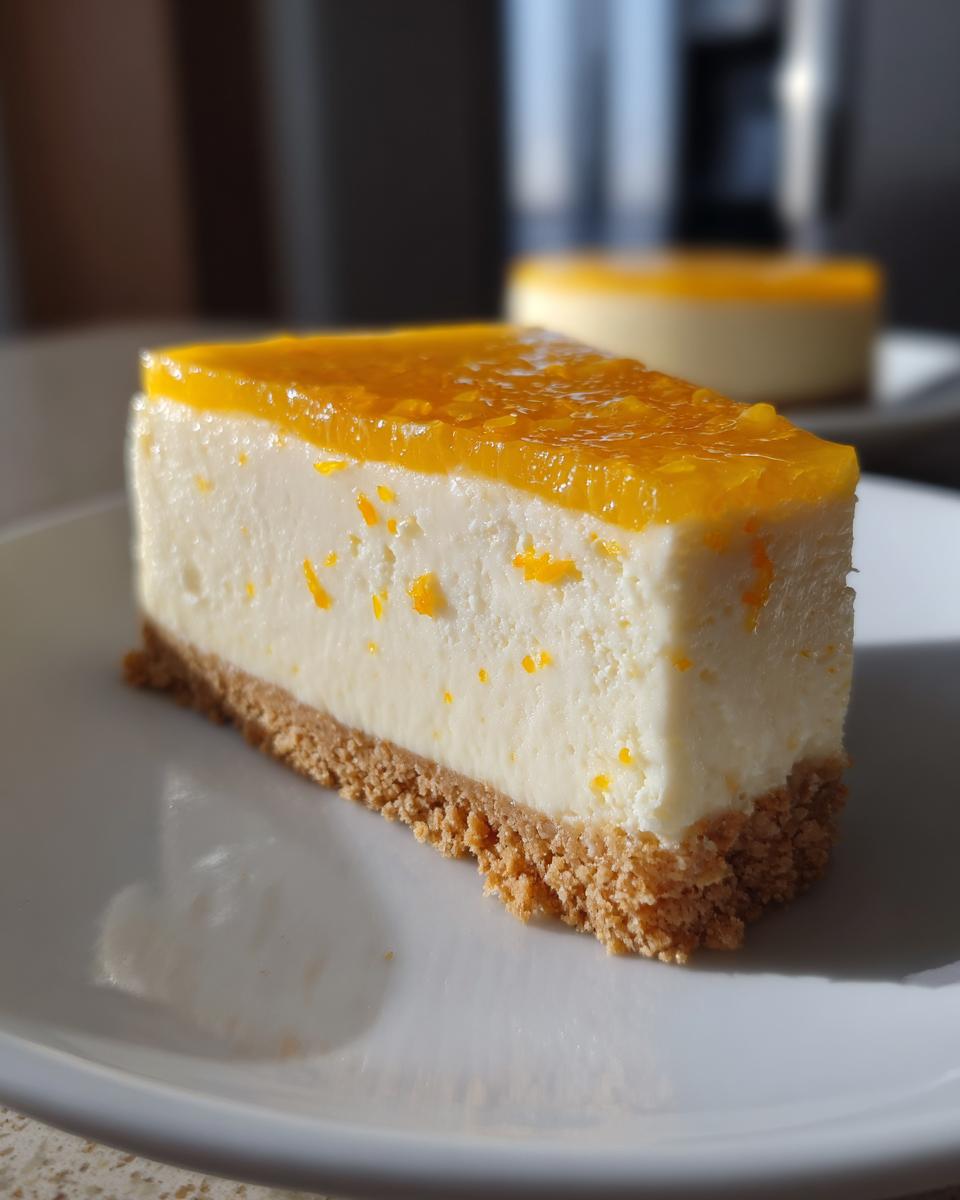 No-Bake Orange Creamsicle Cheesecake - detail 3