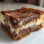 Nutella Cheesecake Bars