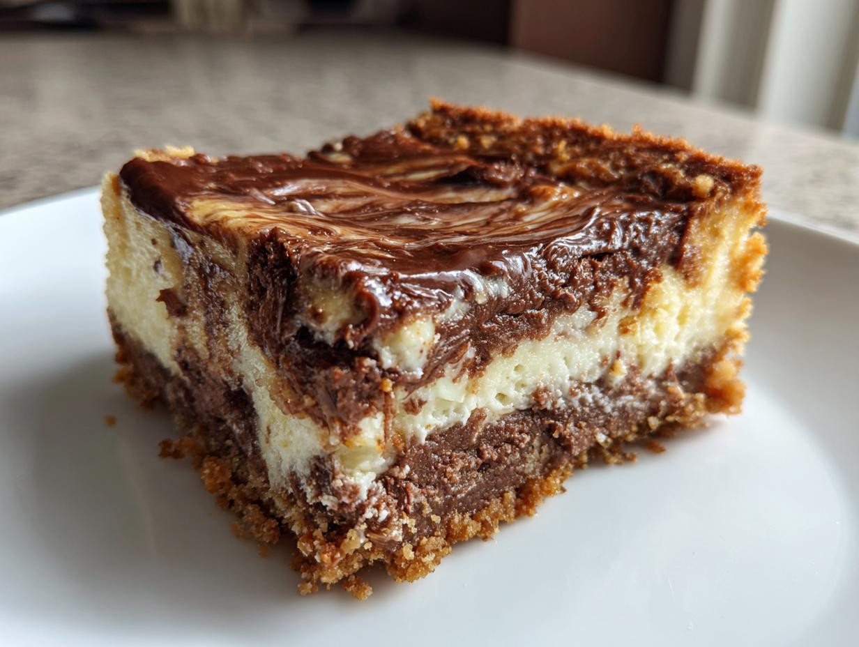16 Irresistible Nutella Cheesecake Bars That Melt Hearts
