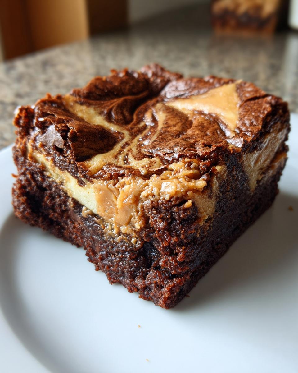 Peanut Butter Cheesecake Brownies - detail 1