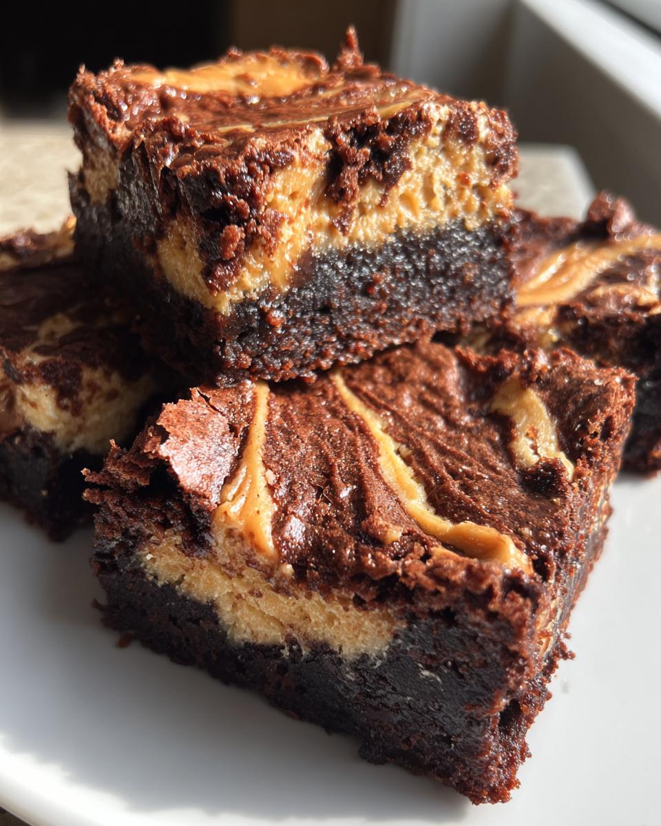 Peanut Butter Cheesecake Brownies - detail 2