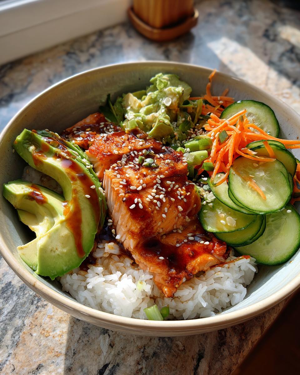 Salmon Rice Bowls - detail 4