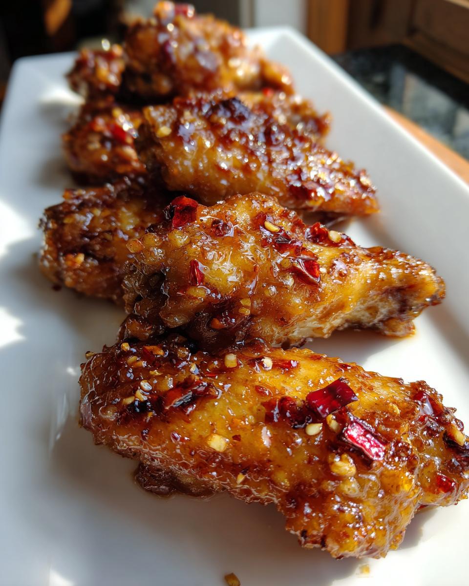 Sticky lemongrass chilli Air Fryer chicken wings - detail 1