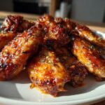 Sticky lemongrass chilli Air Fryer chicken wings
