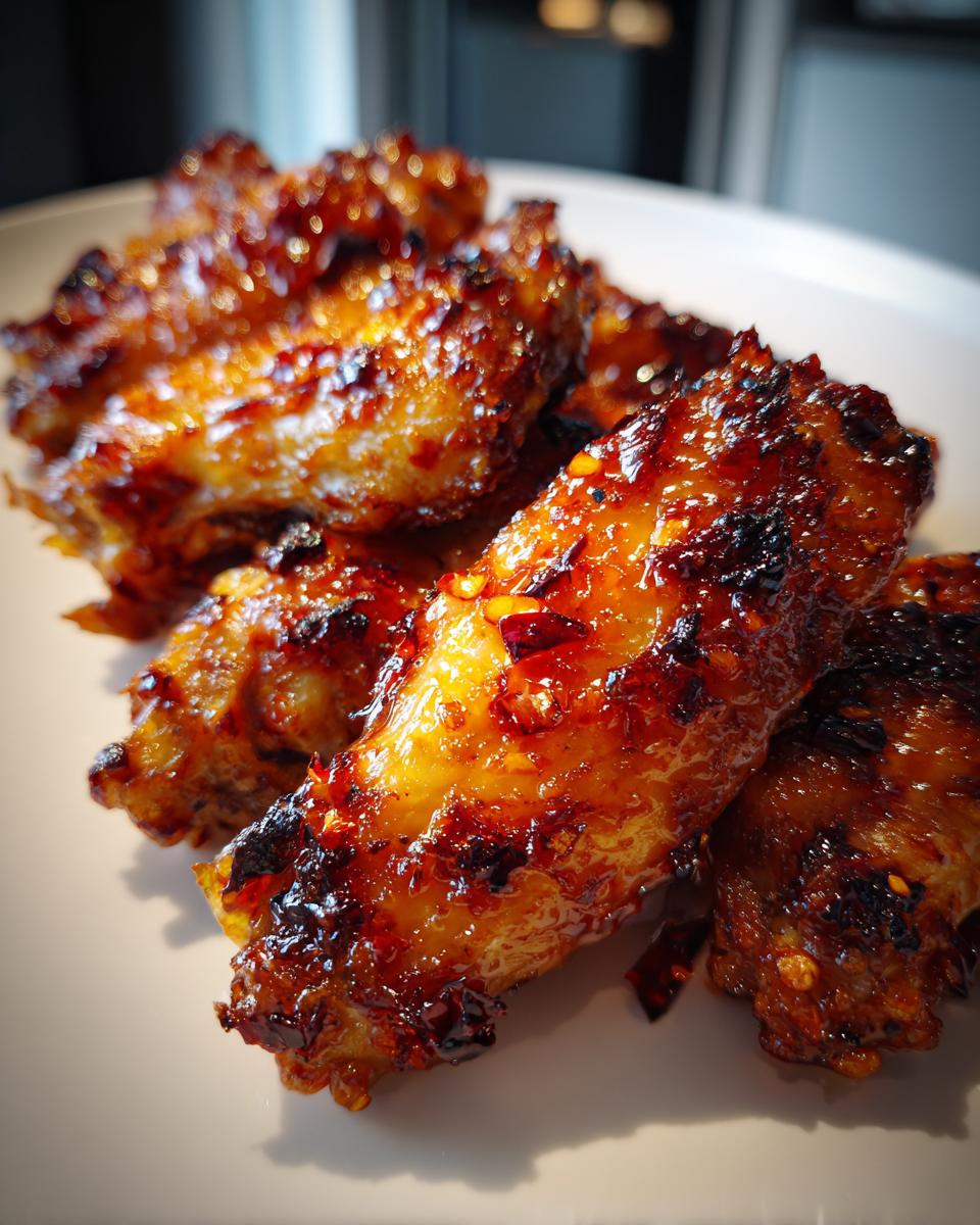 Sticky lemongrass chilli Air Fryer chicken wings - detail 4