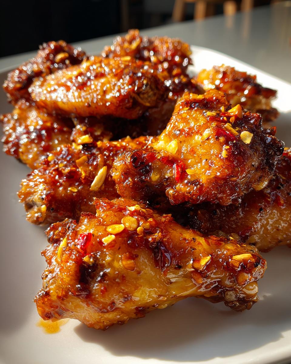 Sticky lemongrass chilli Air Fryer chicken wings - detail 5