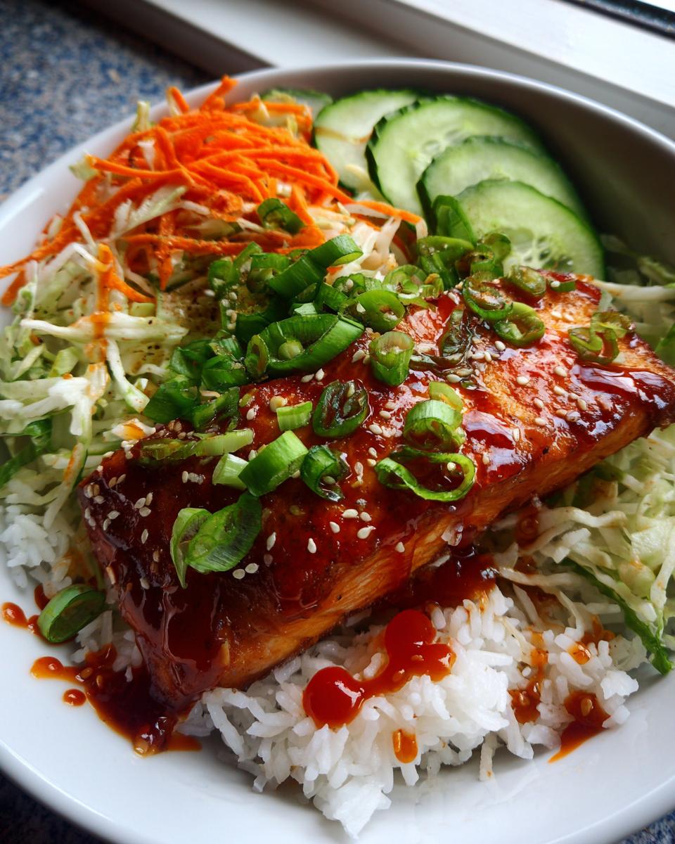 Sweet Chili Salmon Bowls - detail 1