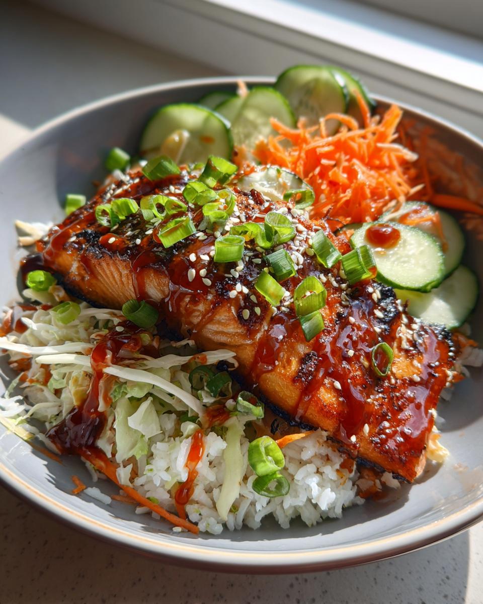Sweet Chili Salmon Bowls - detail 3
