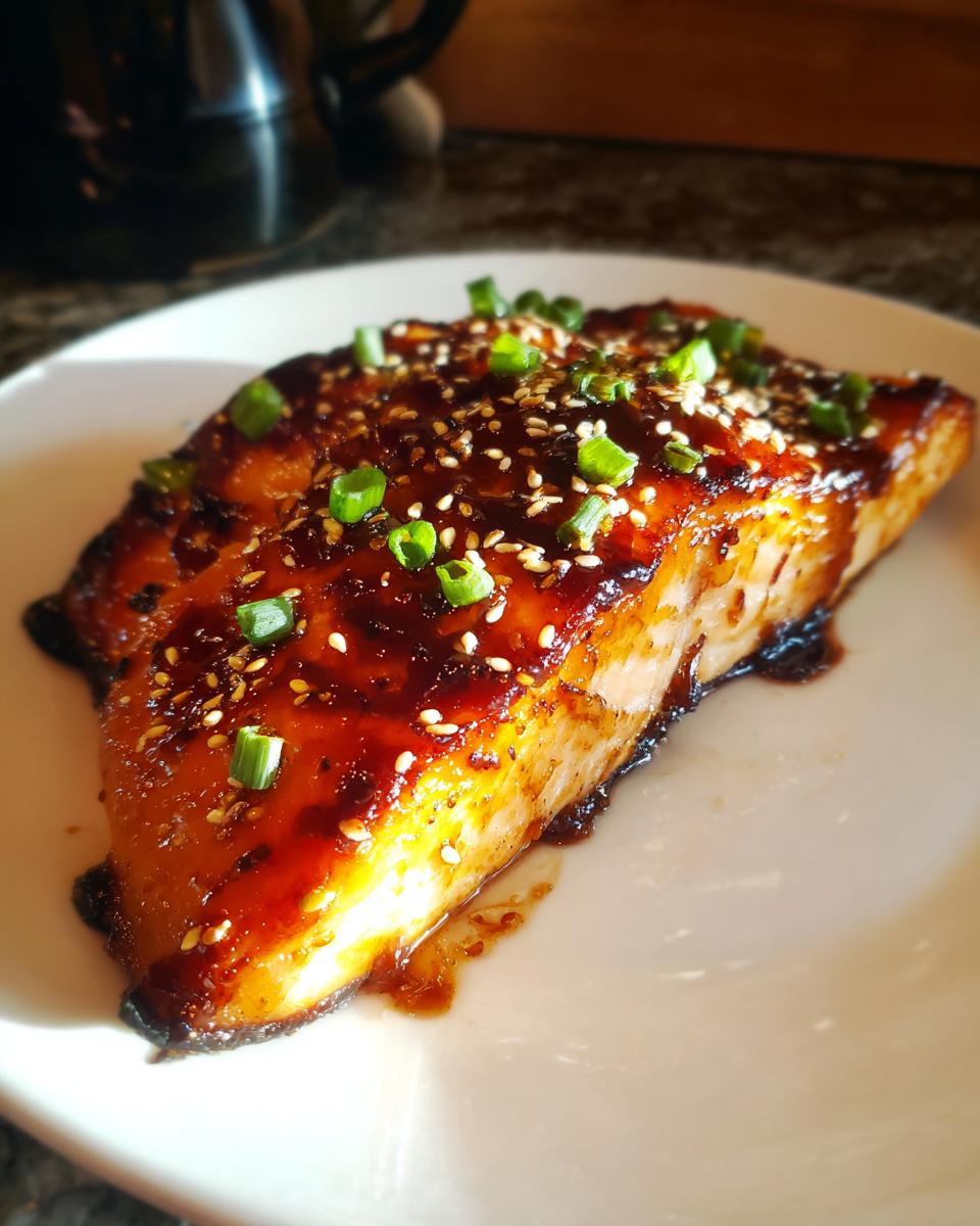Teriyaki Glazed Salmon - detail 2