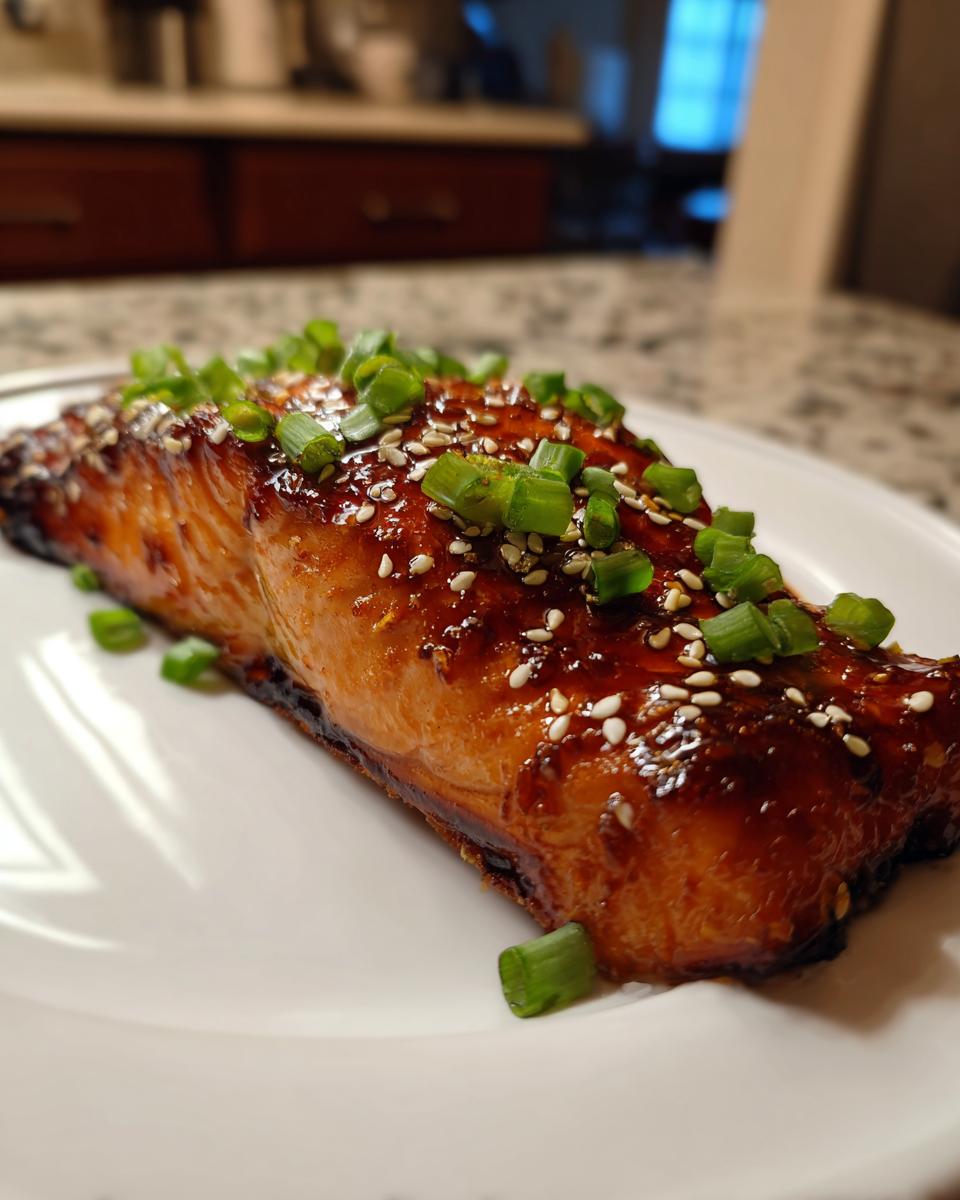 Teriyaki Glazed Salmon - detail 3