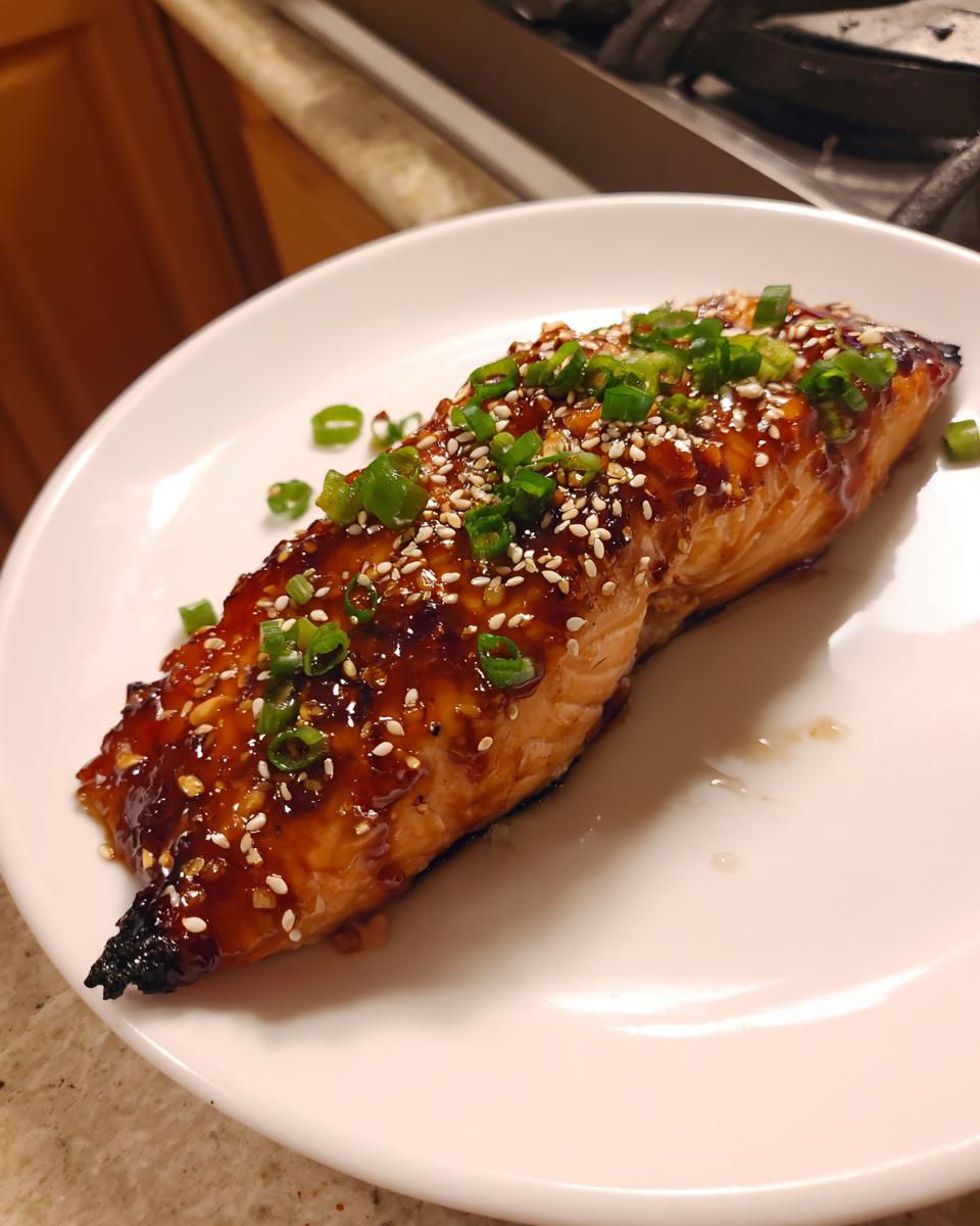 Teriyaki Glazed Salmon - detail 4