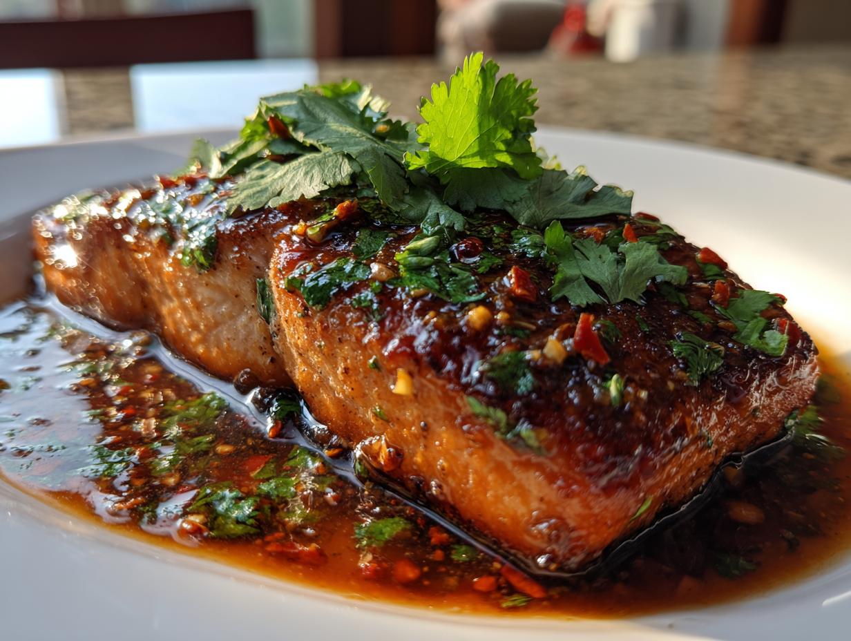 Fiery Thai Chili Garlic Salmon in Just 25 Minutes