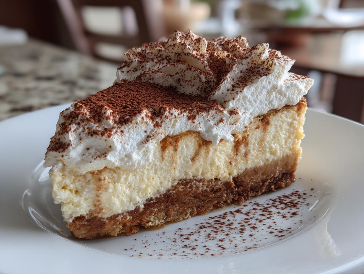 Decadent Tiramisu Cheesecake: A Heavenly 2-Layer Dessert