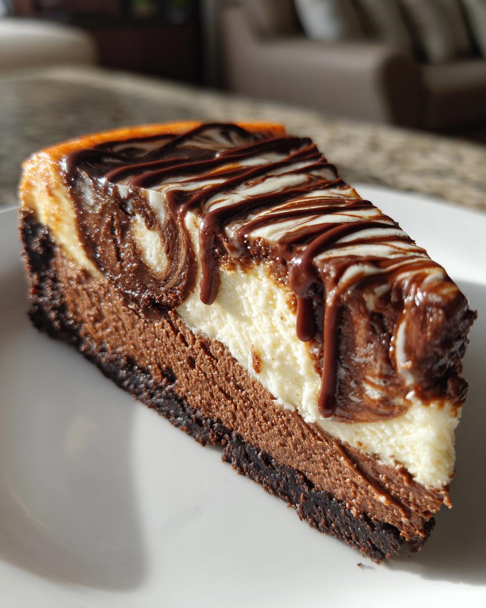 Triple Chocolate Cheesecake - detail 1