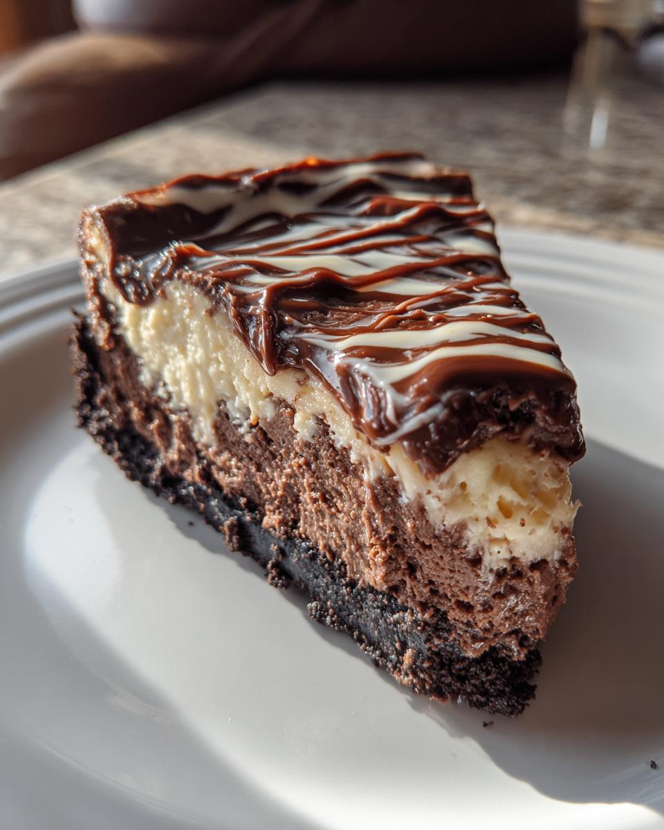 Triple Chocolate Cheesecake - detail 2