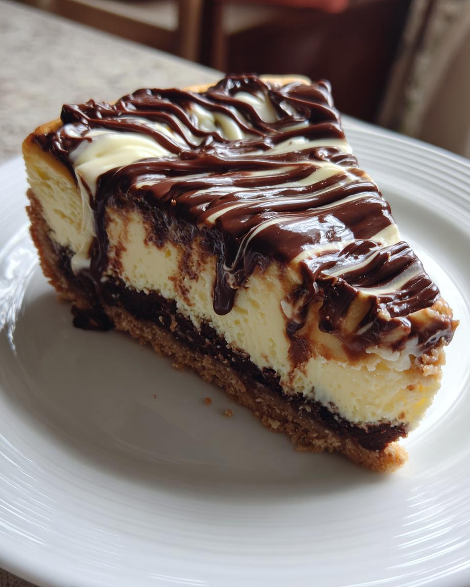 Triple Chocolate Cheesecake - detail 3