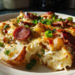 Cheesy Ranch Potatoes and Smoked Sausage