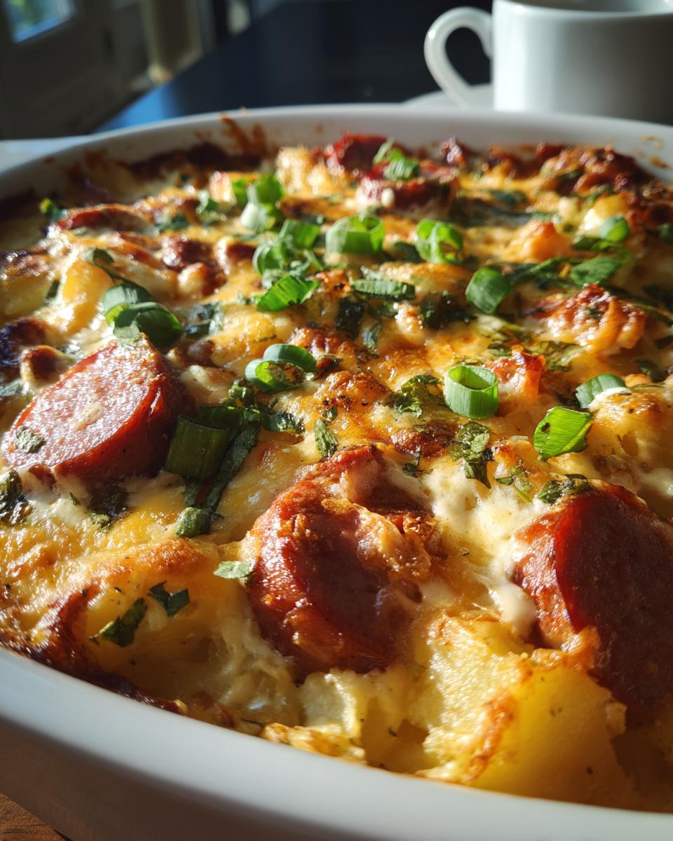 Cheesy Ranch Potatoes and Smoked Sausage - detail 2