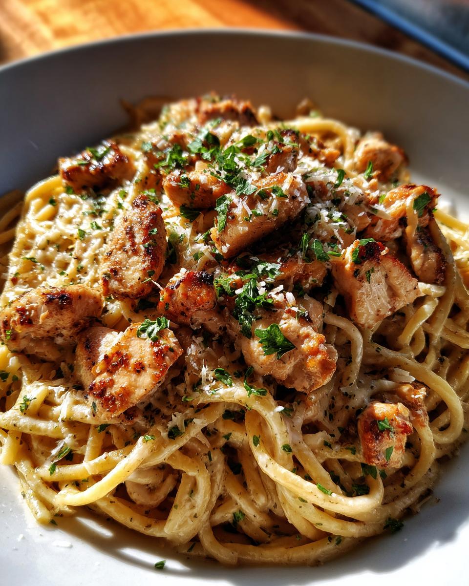 Creamy Garlic Parmesan Chicken Pasta - detail 1
