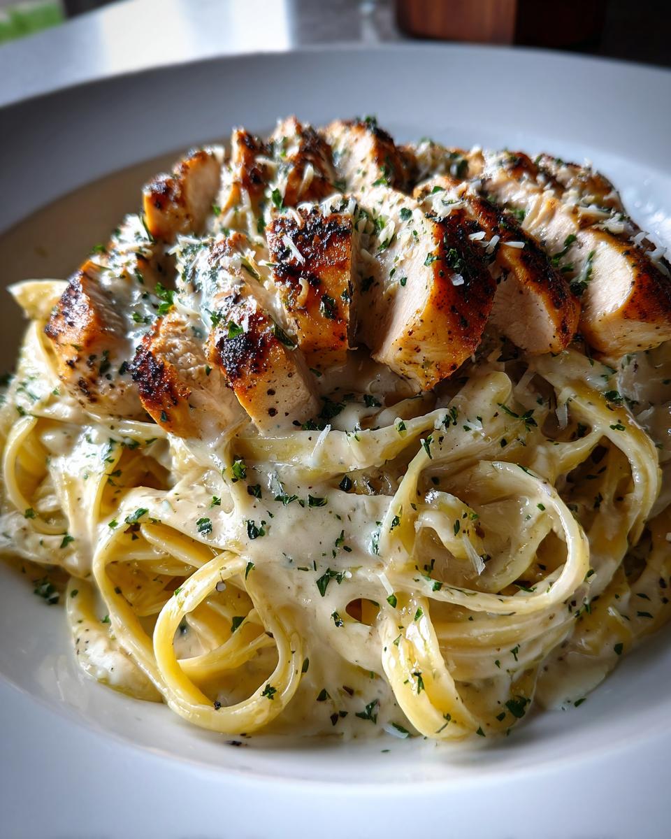 Creamy Garlic Parmesan Chicken Pasta - detail 2