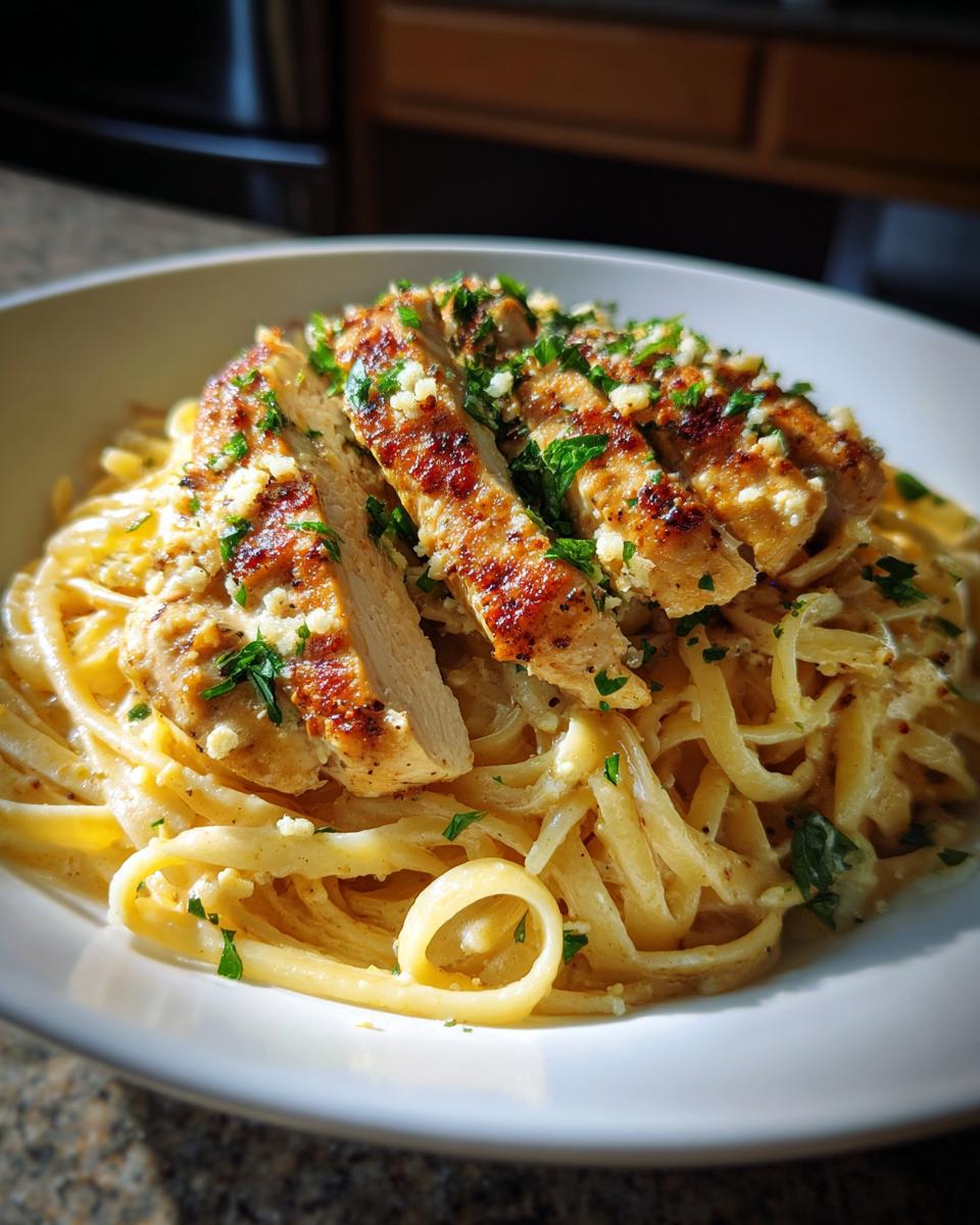 Creamy Garlic Parmesan Chicken Pasta - detail 3