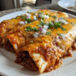 Easy Cheesy Ground Beef Enchiladas