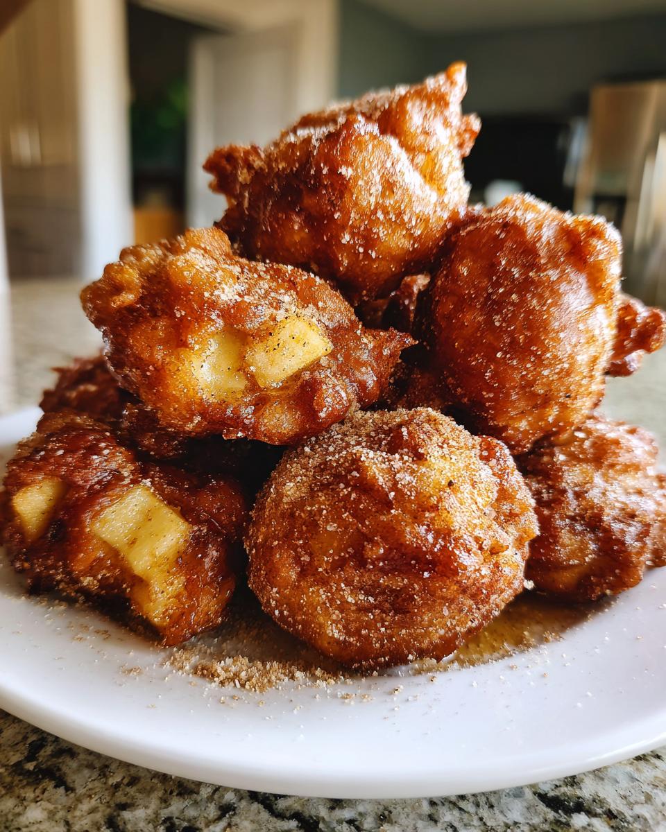 Healthy Air Fryer Apple Fritters - detail 3