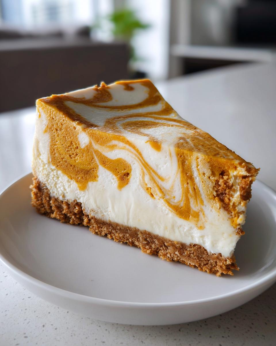 Pumpkin Swirl Cheesecake - detail 1