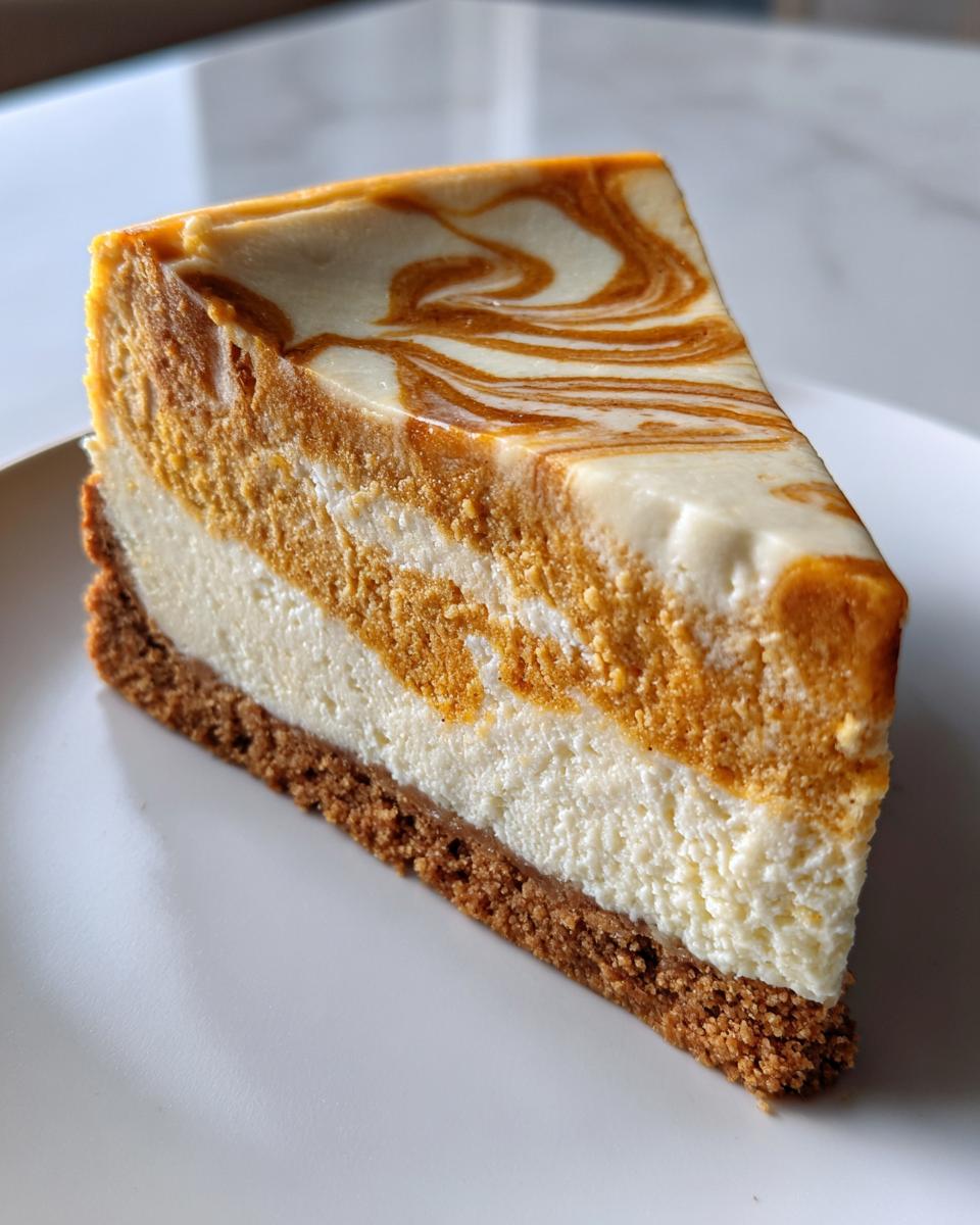 Pumpkin Swirl Cheesecake - detail 5