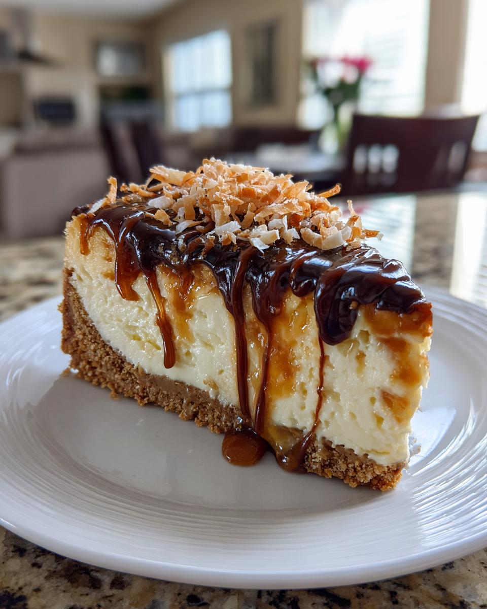 Samoa Cheesecake Recipe - detail 1