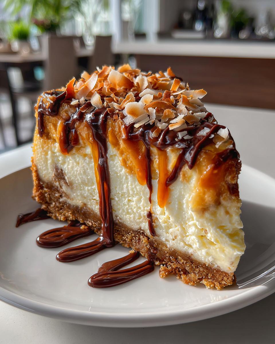 Samoa Cheesecake Recipe - detail 2