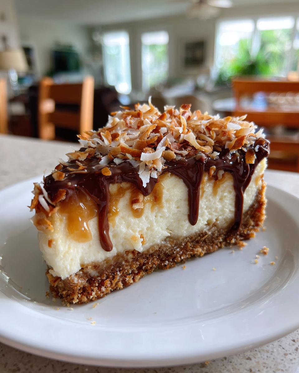 Samoa Cheesecake Recipe - detail 3