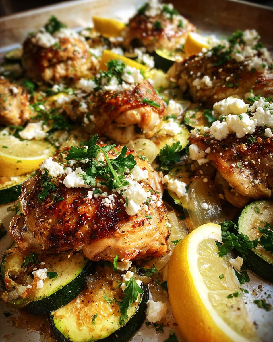Sheet Pan Mediterranean Chicken & Zucchini - detail 3