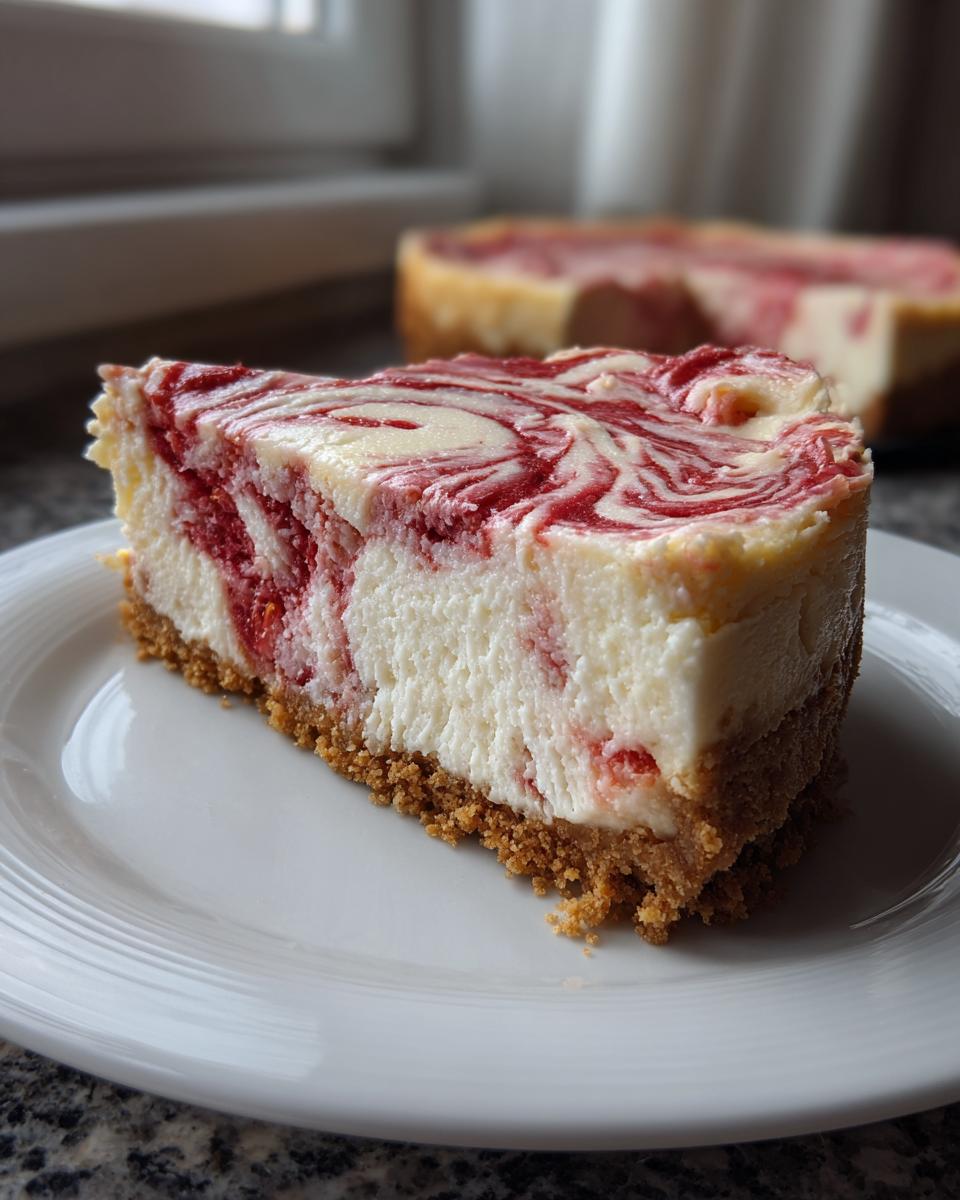 Strawberry Swirl Cheesecake Recipe - detail 3