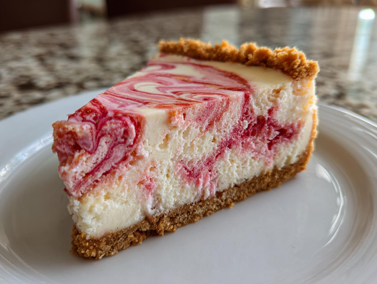 Irresistible Strawberry Swirl Cheesecake Recipe in 8 Easy Steps