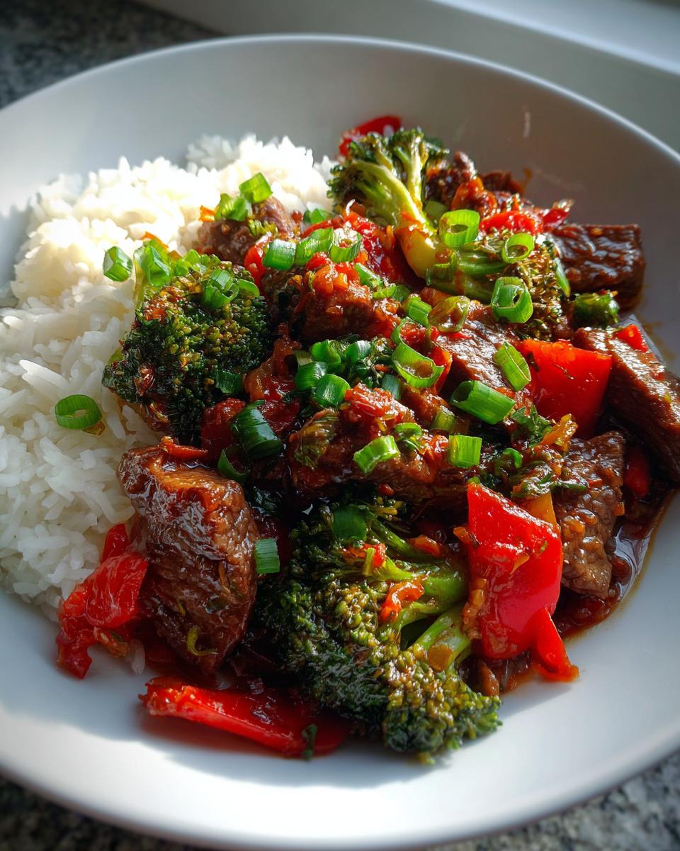 Asian Sweet Ginger Beef Stir Fry - detail 1