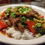 Asian Sweet Ginger Beef Stir Fry