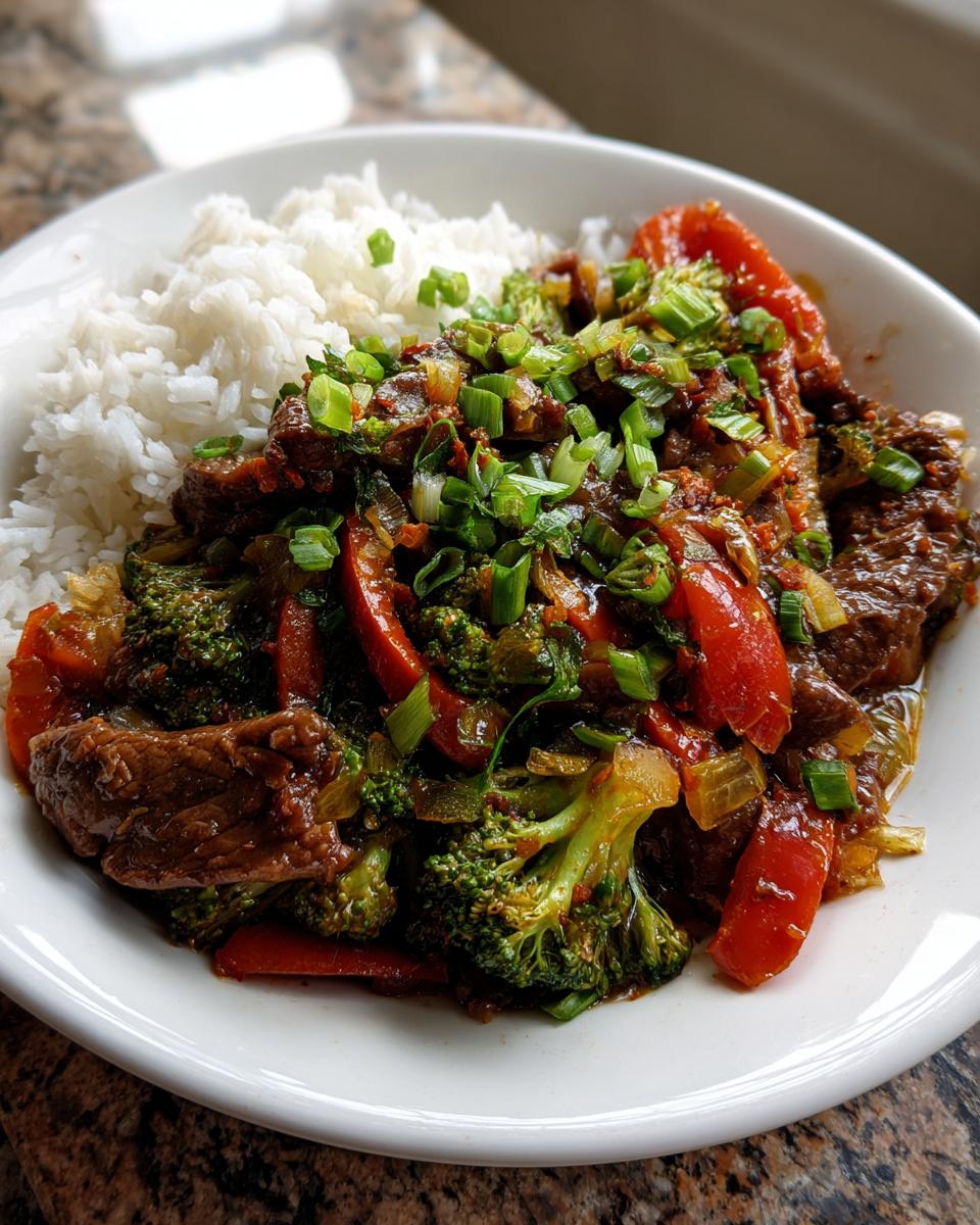 Asian Sweet Ginger Beef Stir Fry - detail 2
