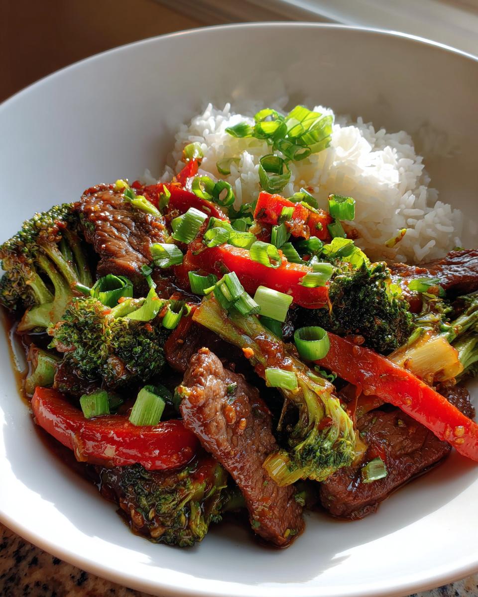 Asian Sweet Ginger Beef Stir Fry - detail 3
