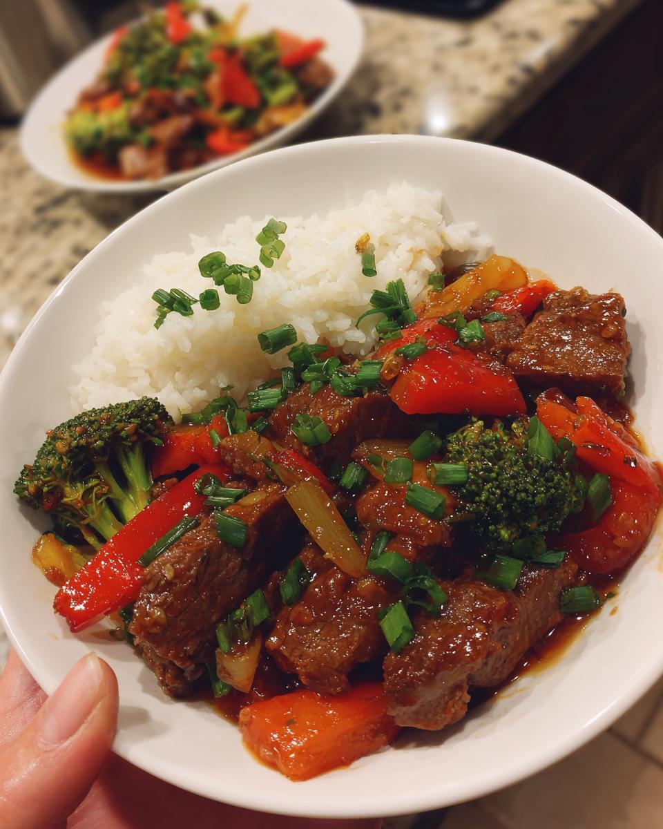 Asian Sweet Ginger Beef Stir Fry - detail 4