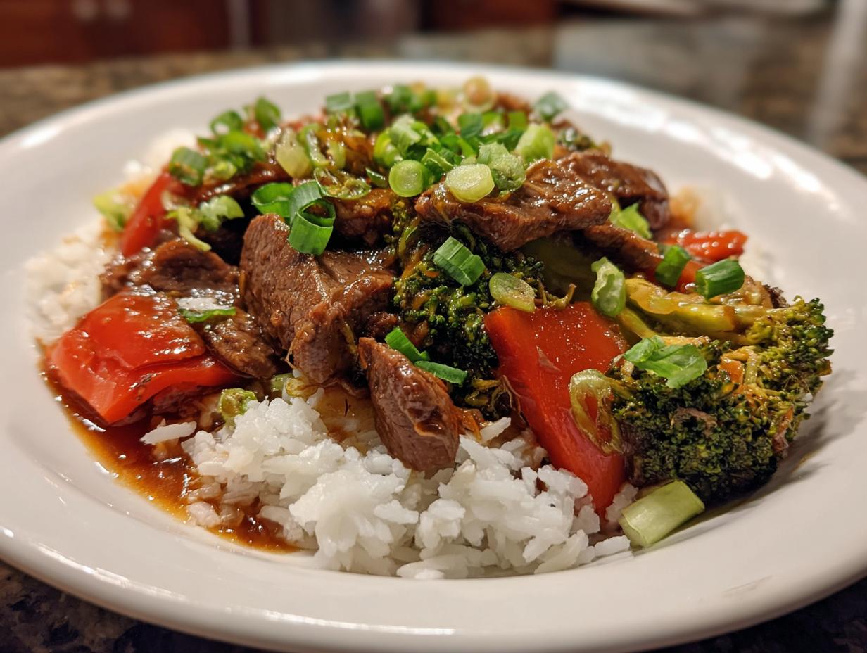 Irresistible 25-Minute Asian Sweet Ginger Beef Stir Fry Recipe