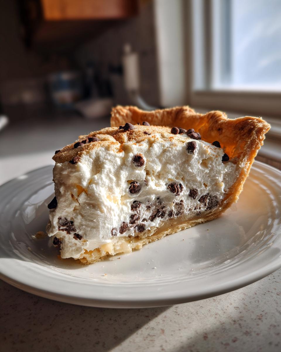 Chocolate Chip Cannoli Pie - detail 1