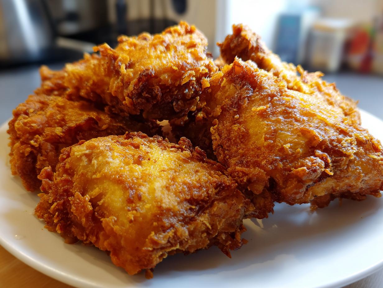CRISPY Air Fryer Fried Chicken: 4 Simple Steps to Crunchy Perfection